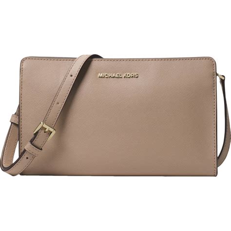 michael michael kors large leather clutch crossbody|Michael Kors clutch crossbody.